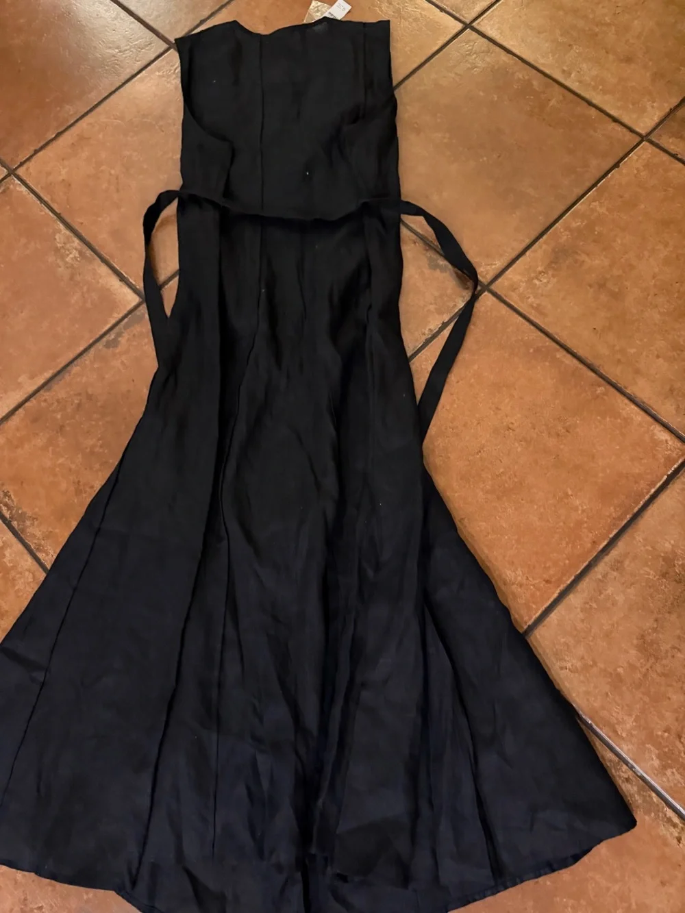 J CREW LINEN TUNIC MAXI DRESS WITH BELT CA671 $248 - Picture 7 of 7